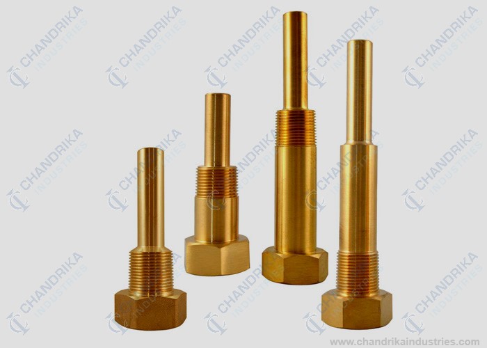 brass flanged thermowells